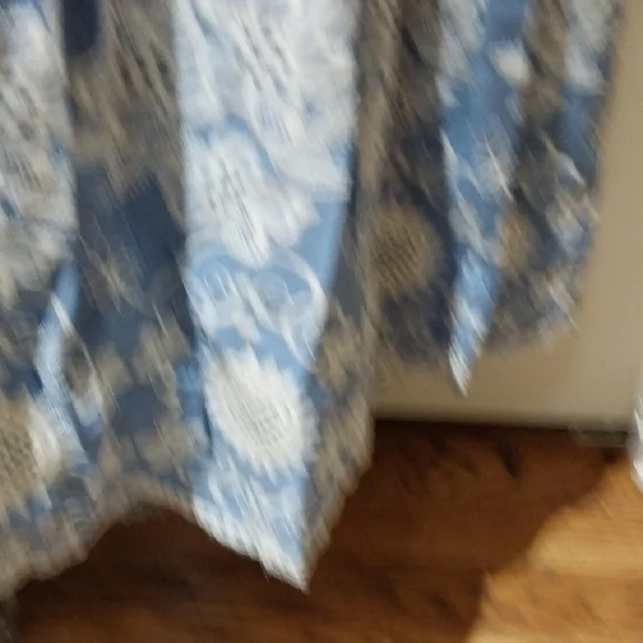 Nwt Xl Solitaire Blue and White Maxi Dress - Picture 13 of 15